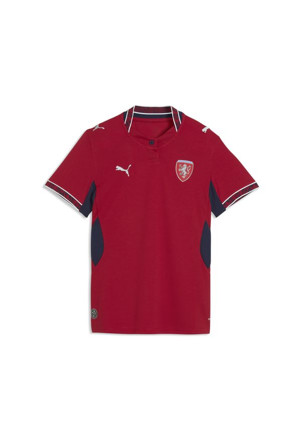 Puma - Damska koszulka domowa reprezentacji Czech 2026 PUMA. Kolor: czerwony. Sport: piłka nożna