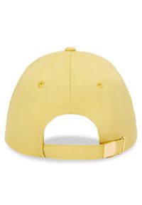 TOMMY HILFIGER - Tommy Hilfiger Czapka z daszkiem Elevated Chic Cap AW0AW17128 Żółty. Kolor: żółty. Materiał: materiał, bawełna