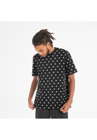 STAREVER - Koszulka z krótkim rękawem do tańca urban dance unisex Starever. Kolor: czarny. Materiał: bawełna, elastan, poliester, materiał. Długość rękawa: krótki rękaw. Długość: krótkie. Sport: taniec