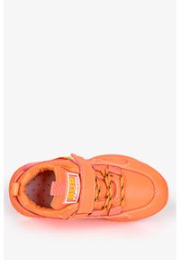 Casu - Pomarańczowe buty sportowe sznurowane casu 19/3/21/m. Kolor: pomarańczowy