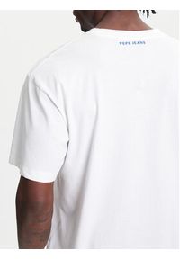 Pepe Jeans T-Shirt Red Bull Racing History RM500020 Biały Regular Fit. Kolor: biały. Materiał: bawełna #5