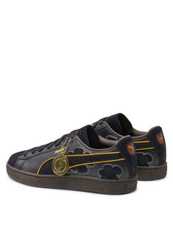 Puma Sneakersy Suede 4 ONE PIECE 396525 01 Czarny. Kolor: czarny. Materiał: skóra, zamsz. Model: Puma Suede