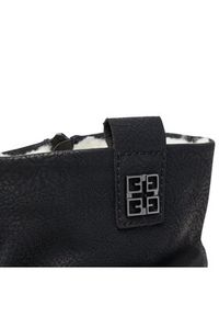 Rieker Botki Z9583-00 Czarny. Kolor: czarny. Materiał: skóra