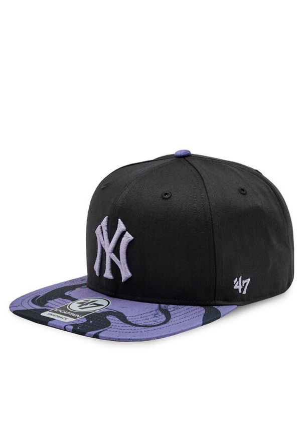 47 Brand Czapka z daszkiem Mlb New York Yankees Enamel Twist Tt '47 Captain B-ENLCP17CTP-BK Czarny. Kolor: czarny. Materiał: materiał