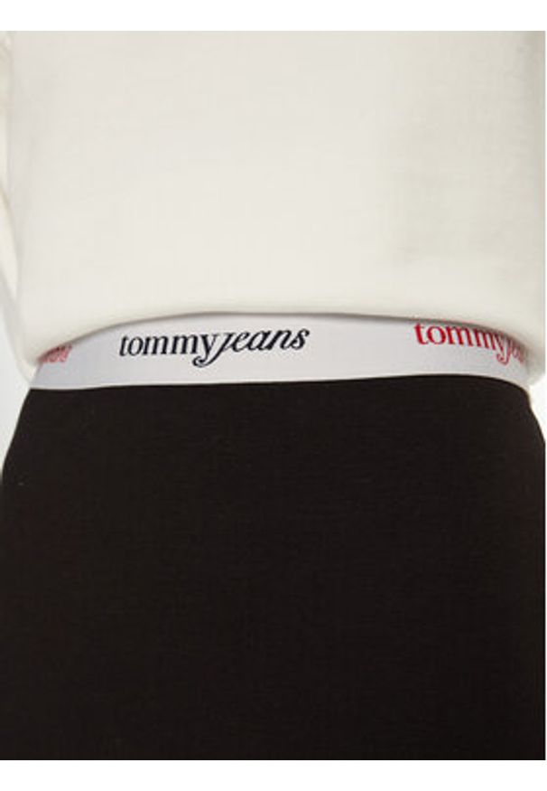 Tommy Jeans Spódnica ołówkowa DW0DW19365 Czarny Slim Fit. Kolor: czarny. Materiał: syntetyk