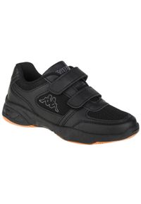 Kappa Dacer K, chłopięce buty sportowe, Czarne. Kolor: czarny. Materiał: tkanina. Sport: fitness