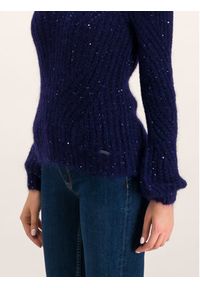 Guess Sweter W94R0U Z27D0 Granatowy Regular Fit. Kolor: niebieski. Materiał: syntetyk #3