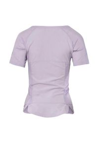 IQ - T-shirt Damski Z Krótkim Rękawem Trening Heria. Kolor: różowy, wielokolorowy, fioletowy. Długość rękawa: krótki rękaw. Długość: krótkie. Sport: fitness