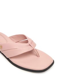 TOMMY HILFIGER - Tommy Hilfiger Japonki FW0FW09216 Różowy. Kolor: różowy. Materiał: skóra #3