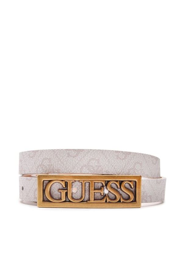 Guess Pasek Damski Alexie Belts BW7757 VIN20 Szary. Kolor: szary. Materiał: skóra