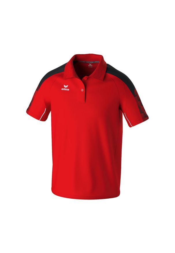ERIMA - Polo Erima Evo Star. Typ kołnierza: polo. Kolor: wielokolorowy, czarny, czerwony. Materiał: materiał. Długość rękawa: raglanowy rękaw. Sport: piłka nożna
