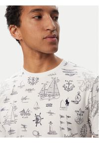 Polo Ralph Lauren T-Shirt 710B21924001 Biały Custom Slim Fit. Typ kołnierza: polo. Kolor: biały. Materiał: bawełna #5