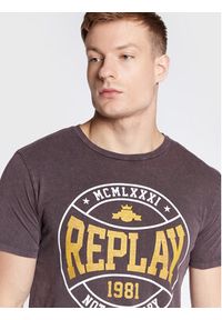 Replay T-Shirt M6292.000.22658LM Fioletowy Regular Fit. Kolor: fioletowy. Materiał: bawełna #2