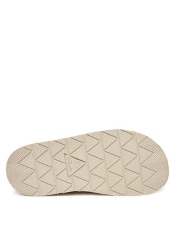 Clarks Klapki Solsbury Mule. 26184170 Beżowy. Kolor: beżowy. Materiał: skóra, zamsz