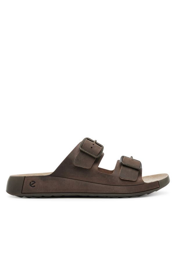 ecco - Klapki ECCO. Kolor: brązowy