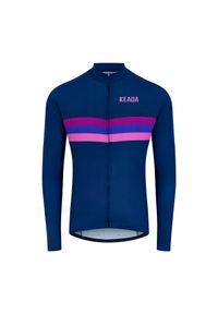 KEADA SPORTS - Damska koszulka rowerowa z długim rękawem - Sunset. Kolor: fioletowy. Długość rękawa: długi rękaw. Długość: długie. Sport: kolarstwo #1