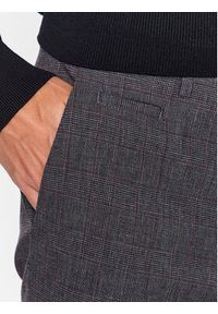 BOSS - Boss Spodnie materiałowe 50502469 Szary Slim Fit. Kolor: szary. Materiał: materiał, wiskoza #5