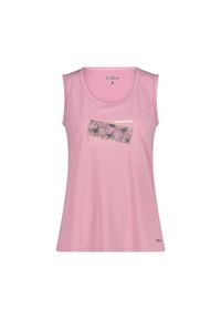 Damski tank top CMP. Kolor: różowy, wielokolorowy, pomarańczowy #1
