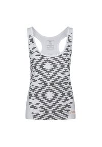 Top damski Kilpi NICA-W bawełniany. Kolor: biały. Materiał: bawełna. Sport: turystyka piesza #1