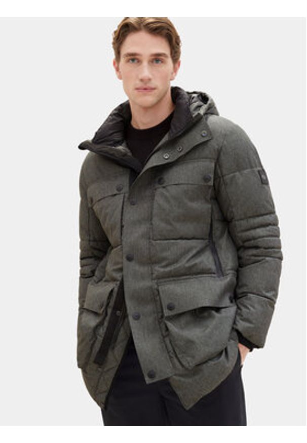 Tom Tailor Kurtka zimowa 1037359 Szary Regular Fit. Kolor: szary. Materiał: syntetyk. Sezon: zima