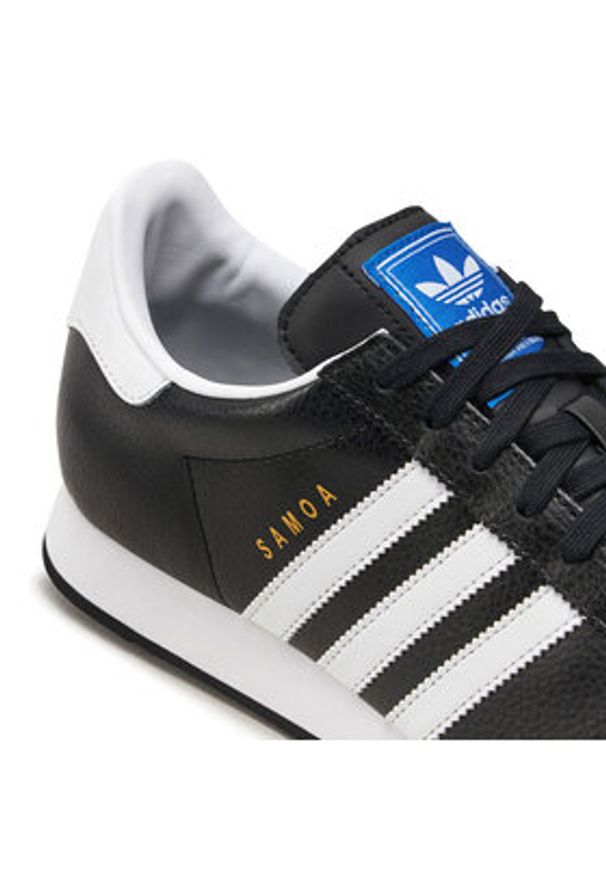 Adidas - adidas Sneakersy Samoa 019351 Czarny. Kolor: czarny. Materiał: skóra