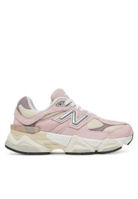 New Balance Sneakersy GC9060BE Różowy. Kolor: różowy. Materiał: skóra, zamsz