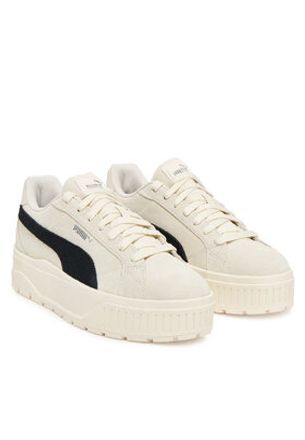 Puma Sneakersy Karmen II 397457 12 Écru. Materiał: zamsz, skóra