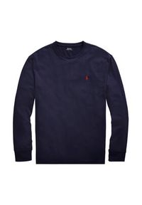 Polo Ralph Lauren Longsleeve Classics 710671468024 Granatowy Slim Fit. Typ kołnierza: polo. Kolor: niebieski. Materiał: bawełna. Długość rękawa: długi rękaw #5