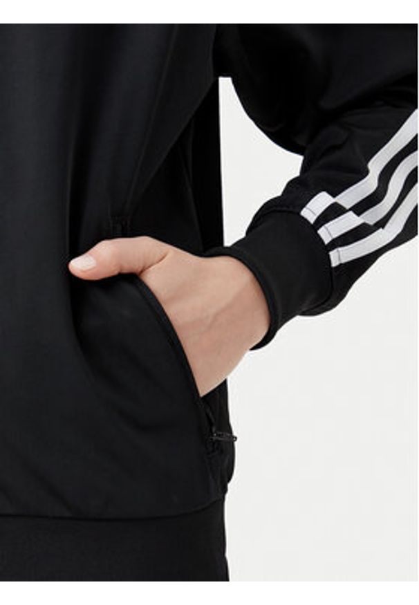 Adidas - adidas Bluza adicolor Classic Firebird JC8251 Czarny Loose Fit. Kolor: czarny. Materiał: syntetyk