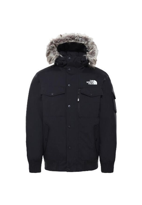 Kurtka turystyczna męska The North Face M Recycled Gotham Jacket. Kolor: czarny. Sport: turystyka piesza