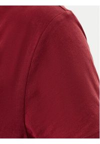 BOSS Kurtka skórzana C_Sadora 50543026 Bordowy Regular Fit. Kolor: czerwony. Materiał: skóra