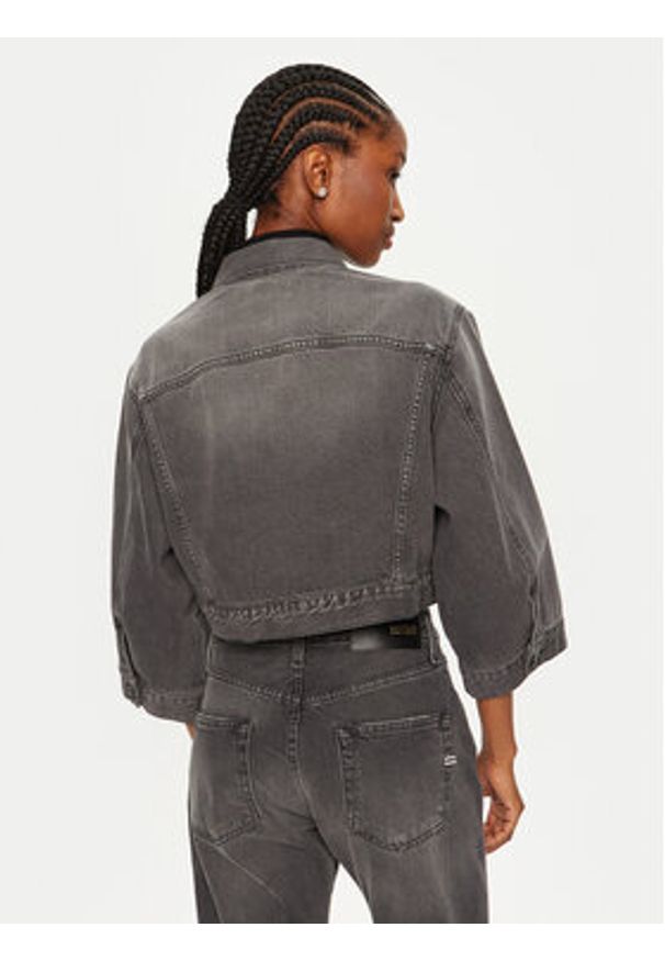 ViCOLO Kurtka jeansowa DS0055 Szary Regular Fit. Kolor: szary. Materiał: bawełna