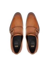 BOSS Półbuty Rill 50536617 Brązowy. Kolor: brązowy. Materiał: skóra #3