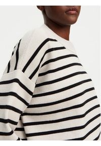 AMI PARIS - AMI Paris Sweter UKS036.KN0041 Szary Relaxed Fit. Kolor: szary. Materiał: bawełna #2