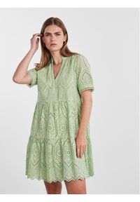 YAS Sukienka letnia Holi 26027163 Zielony Regular Fit. Kolor: zielony. Materiał: bawełna. Sezon: lato #1