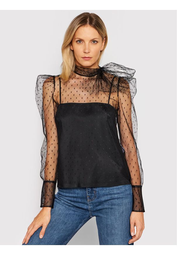 Bluzka Red Valentino. Kolor: czarny