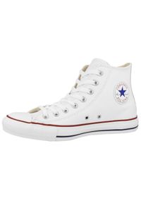 Trampki Converse Chuck Taylor HI Leather, Dla obu płci. Kolor: biały. Materiał: materiał, skóra. Model: Converse All Star