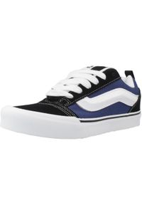 Vans - Kapcie VANS KNU SKOOL Niebieski. Okazja: na co dzień. Kolor: niebieski. Materiał: tkanina, skóra