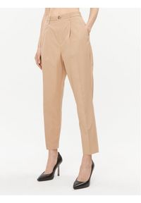 Ted Baker Spodnie materiałowe Maryiah 271688 Beżowy Regular Fit. Kolor: beżowy. Materiał: bawełna