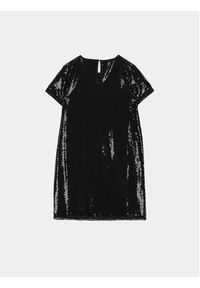 COCCODRILLO - Coccodrillo Sukienka elegancka ZC3129202EJG Czarny Regular Fit. Kolor: czarny. Materiał: syntetyk. Styl: elegancki #4
