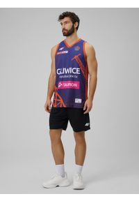 4f - 4F Koszulka meczowa replika wyjazdowa z sezonu 2025/26 męska 4F x GTK Gliwice - granatowa XL. Kolor: niebieski. Materiał: materiał. Wzór: nadruk #2