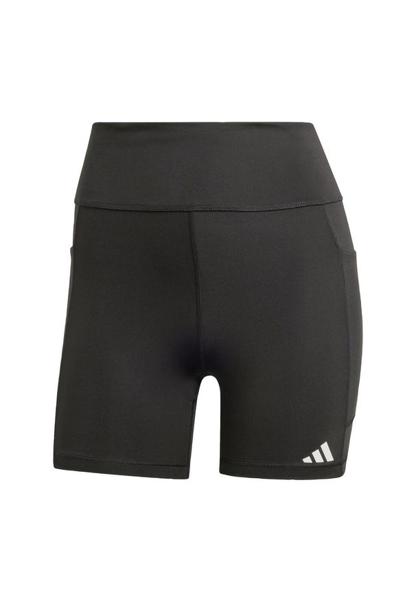 Adidas - Legginsy Own the Run Short. Kolor: czarny. Materiał: materiał. Długość: krótkie. Sport: bieganie