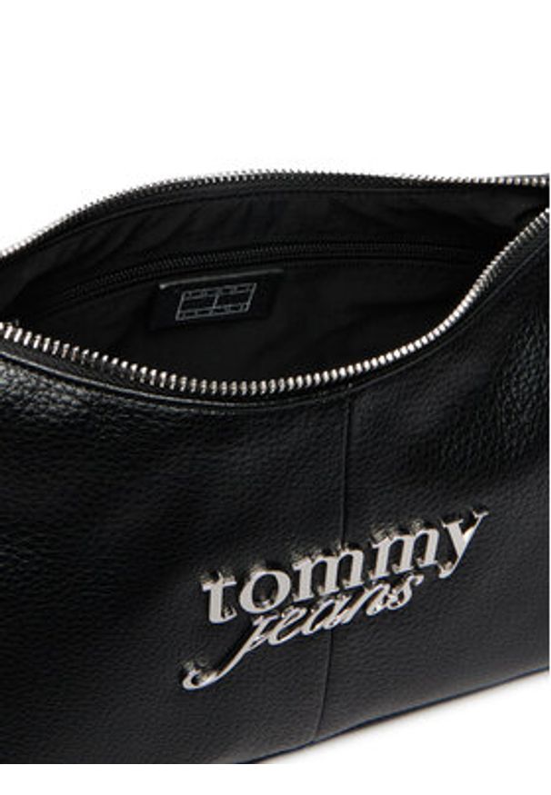 Tommy Jeans Torebka Tjw Bold Shoulder Bag AW0AW18468 Czarny. Kolor: czarny. Materiał: skórzane