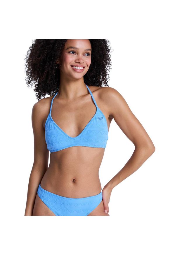 Roxy - Trójkątny stanik bikini dla Kobiety PARADISE WAVE Niebieski. Kolor: niebieski. Materiał: poliester, elastan, tkanina