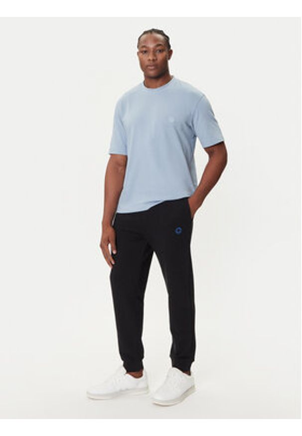 Hugo - HUGO Spodnie dresowe Nompio 50522360 Czarny Regular Fit. Kolor: czarny. Materiał: bawełna