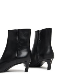 Calvin Klein Botki Ess Kitten Heel Ankle Boot HW0HW02586 Czarny. Kolor: czarny. Materiał: skóra #5