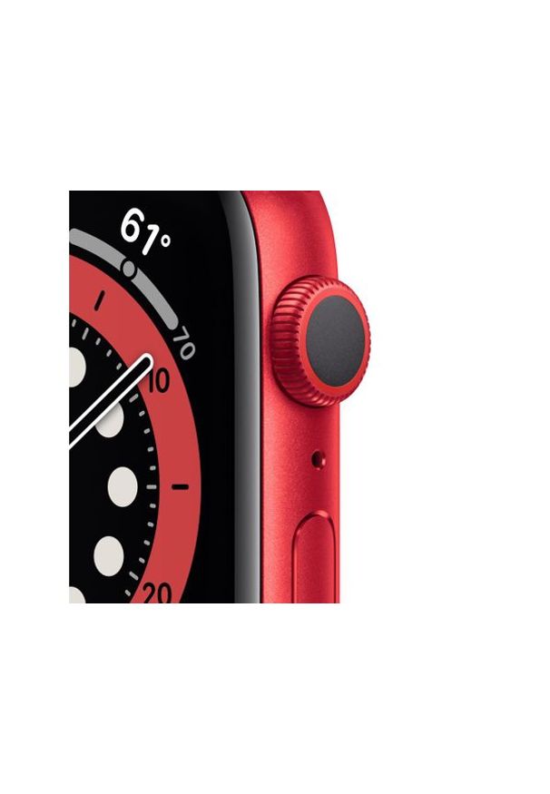 APPLE Watch Series 6 GPS, 44mm PRODUCT(RED) Aluminium Case with PRODUCT(RED) Sport Band - Regular. Styl: sportowy