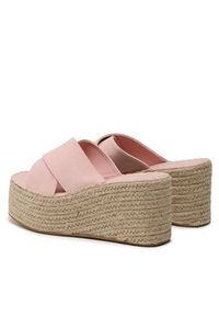 DeeZee Espadryle Q8745-6 Różowy. Kolor: różowy. Materiał: skóra #3