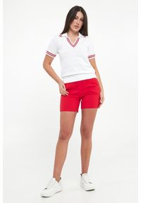 JOOP! Jeans - Polo damskie z tłoczonym logo Kalena JOOP! JEANS. Typ kołnierza: polo #5