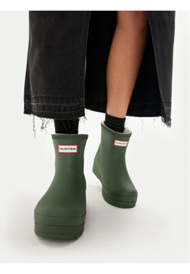 Hunter Kalosze WFS2235RMA-FWW Zielony. Kolor: zielony. Materiał: kauczuk